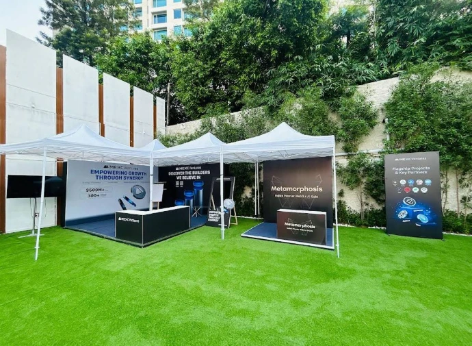 Corporate event setup and stage production in Ahmedabad by Event 1O1
