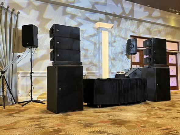 Professional DJ sound system for event in Ahmedabad by Event 1O1