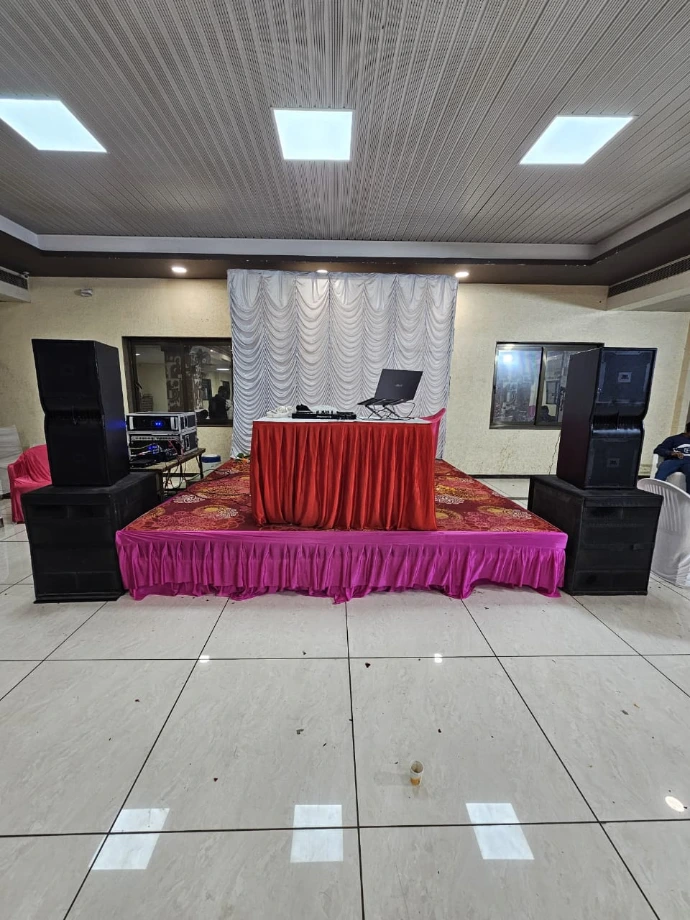 Professional DJ sound system for event in Ahmedabad by Event 1O1