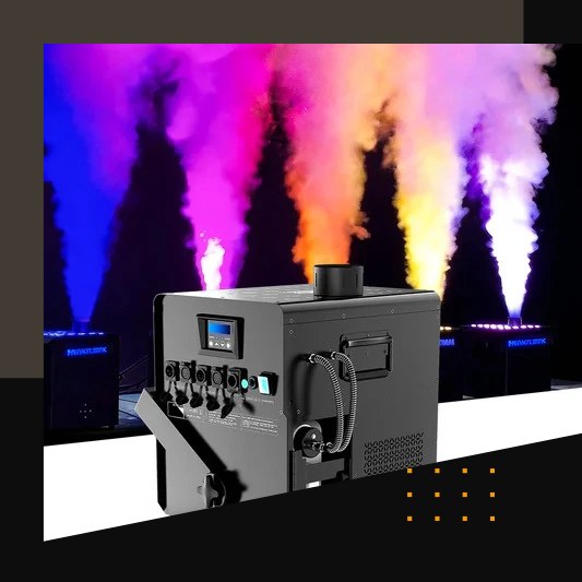 Festive event management in Ahmedabad — coloured CO2 SFX stage effects by Event 1O1