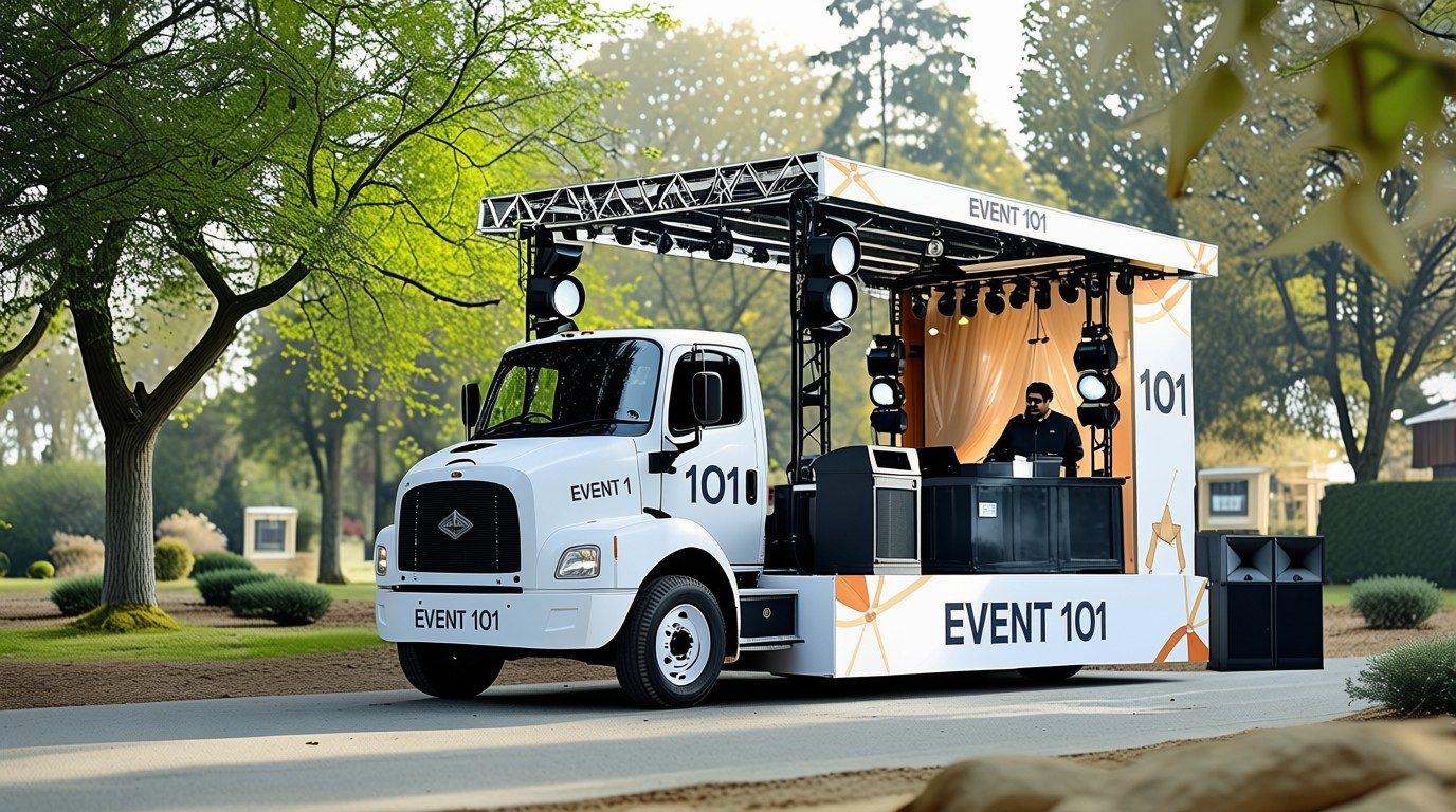 DJ and LED sound setup for Baraat on Wheel vehicle Ahmedabad