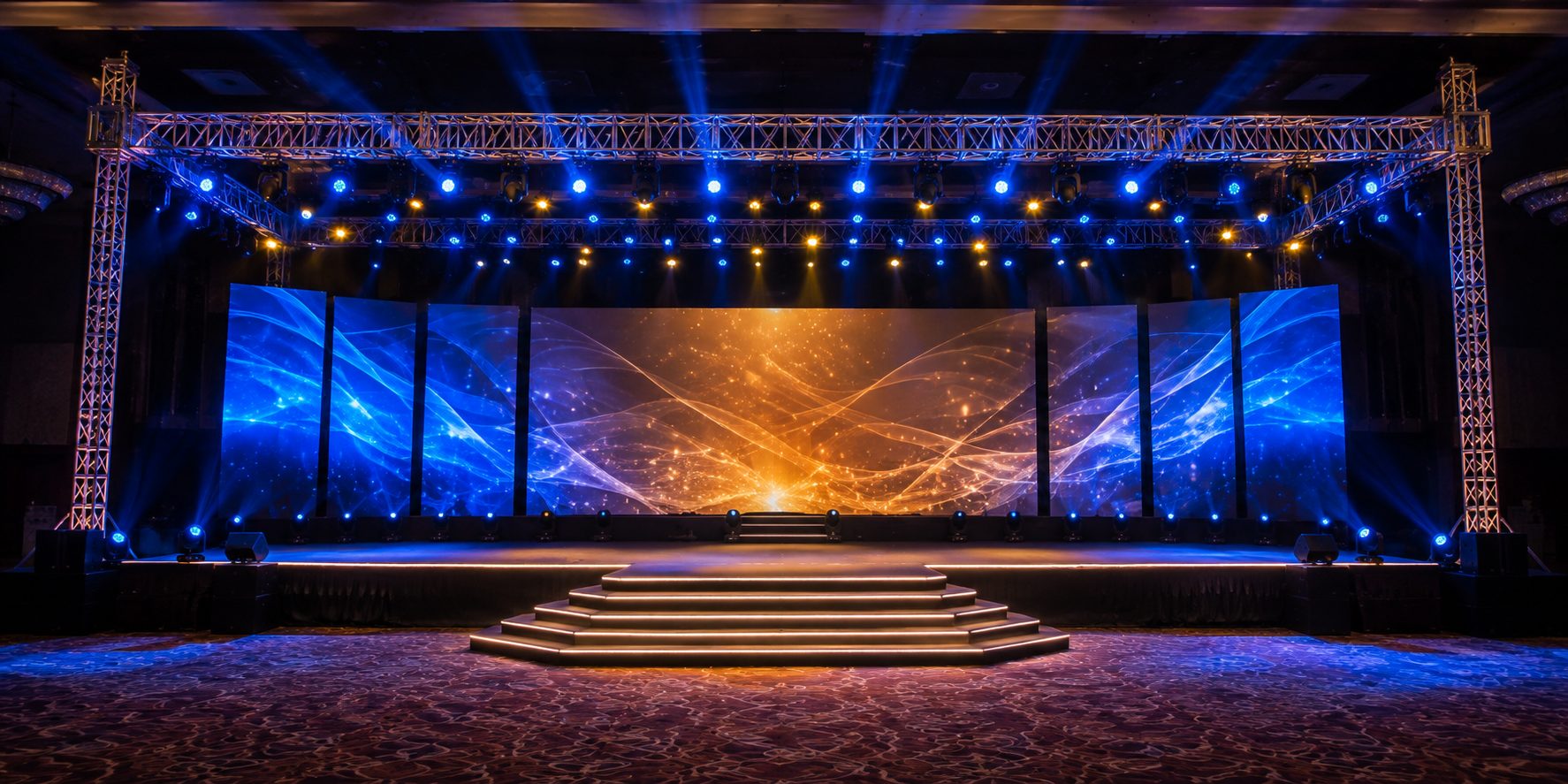 LED screen and stage setup guide Ahmedabad 2026 Event 1O1
